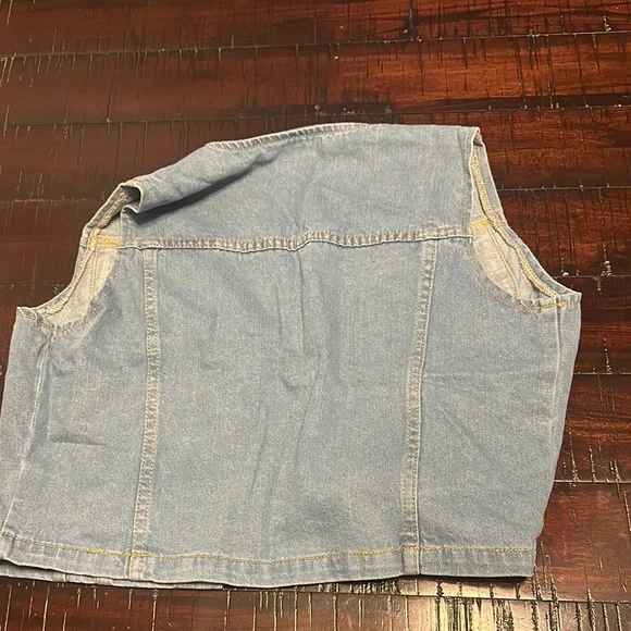 Denim Blue Jean Vest - Picture 2 of 2